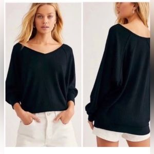 FREE PEOPLE Santa Clara Thermal Black